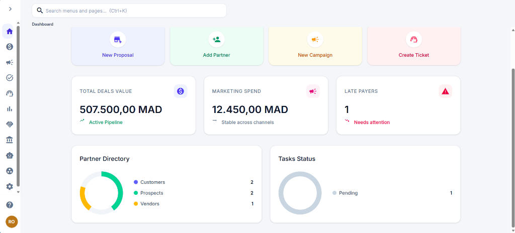 Varyo-OS Dashboard